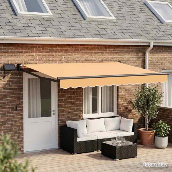 Store r�tractable manuel avec LEDs Sable