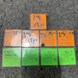 Lot de munitions cal 8mmK 4 boites de 10 cartouches a blanc et 5 boites de 10 cartouches a gaz