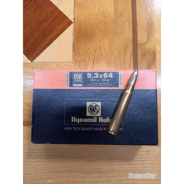 9.3x64 RWS UNI Classic (TUG) 11.9G / 293GR