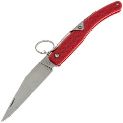 Couteau Daggerr Peremen Saigak Lame Acier 8Cr14MoV Stonewash Manche FRN Rouge Ring Lock DGR2403RDSW