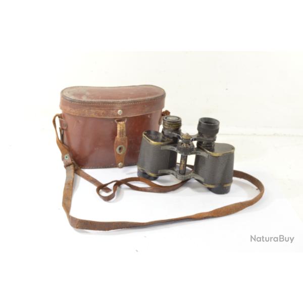 Paire de jumelles Fran�aises ann�es 1930 - 1950. France WW2 / Indochine. STELUMA FOURNIER PARIS 8x32