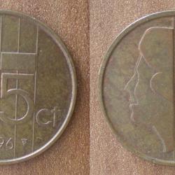 Pays Bas 5 Cent 1996 Piece Cents Florin Netherlands