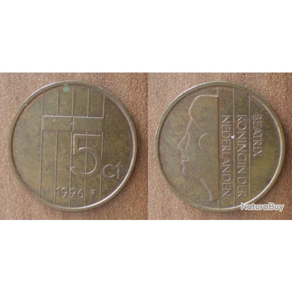 Pays Bas 5 Cent 1996 Piece Cents Florin Netherlands
