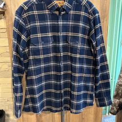 Destockage - Chemise Bande Originale Bleu/Beige