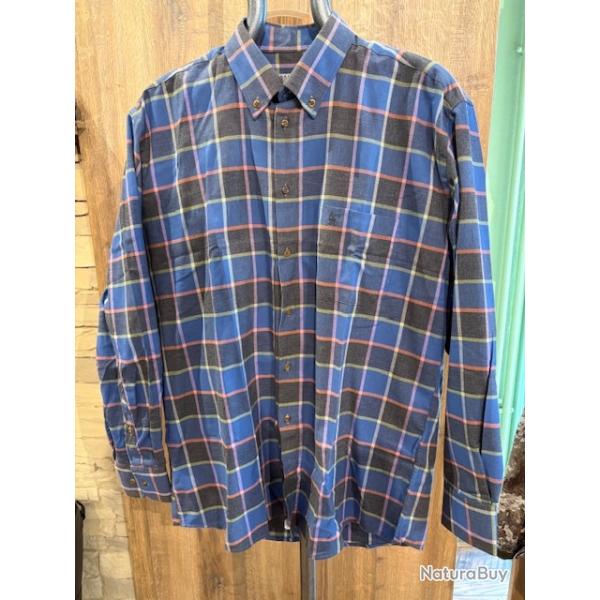Destockage - Chemise Bande Originale Bleu � carreau