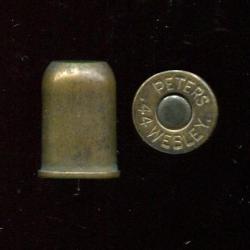 .44 WEBLEY - calibre tr&egrave;s ancien et RARE - &agrave; blanc - marquage : PETERS .44  WEBLEY.