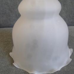 ANCIENNE ET GRANDE TULIPE  VERRE DEPOLI ART NOUVEAU