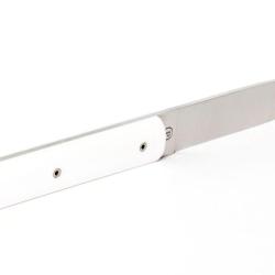 COUTEAU DE TABLE 9.47 PERCEVAL MANCHE POLYACETAL Blanc A l'unit&eacute;