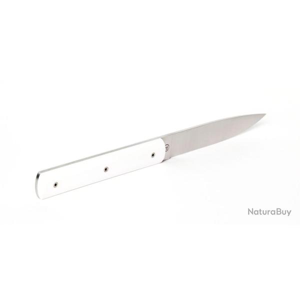 COUTEAU DE TABLE 9.47 PERCEVAL MANCHE POLYACETAL Blanc A l'unit�