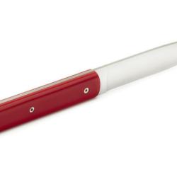 COUTEAU DE TABLE 9.47 PERCEVAL MANCHE POLYACETAL Rouge A l'unit&eacute;