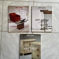 Lot 3 catalogues de ventes aux ench&egrave;res Artcurial