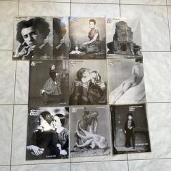Lot de 10 catalogues de ventes aux ench&egrave;res de photographies anciennes