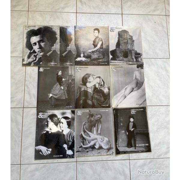 Lot de 10 catalogues de ventes aux ench�res de photographies anciennes