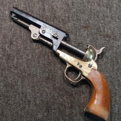 R&eacute;volver Colt 1851 Sheriff's calibre 36 poudre noire incomplet fabrication Gami de 1972