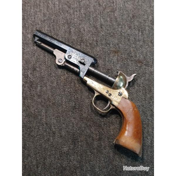 R�volver Colt 1851 Sheriff's calibre 36 poudre noire incomplet fabrication Gami de 1972