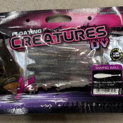Leurres Fox Rage Creatures UV Swing Ball 9cm golden glitter