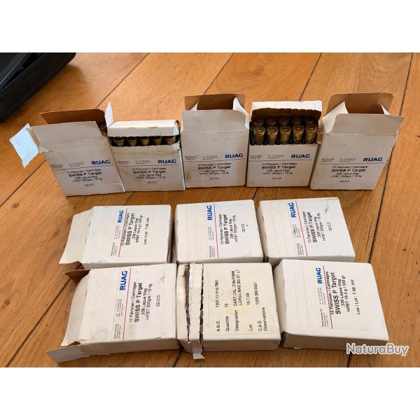 TOULOUSE (31) - 338 LAPUA MAGNUM - LOT DE MUNITIONS & DOUILLES