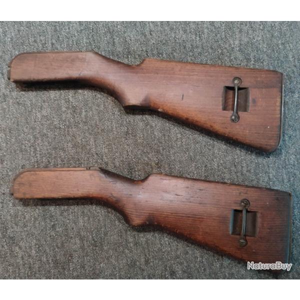 Crosse bois pour fusil r�glementaire Fran�ais MAS 49/56 �tat d'usage vente � l'unit�