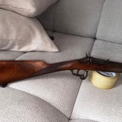 Carabine Warnant 9 mm Flobert ancienne - Cat&eacute;gorie D - Canon octogonal