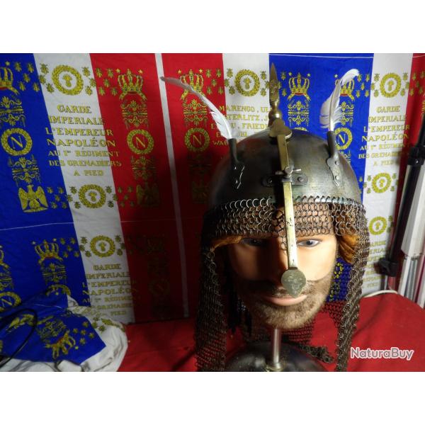 casque indo persan coiffe Kol�h-Khoud XIX� 19� si�cle Perse Inde Turc Ottoman mod�le simple bel etat
