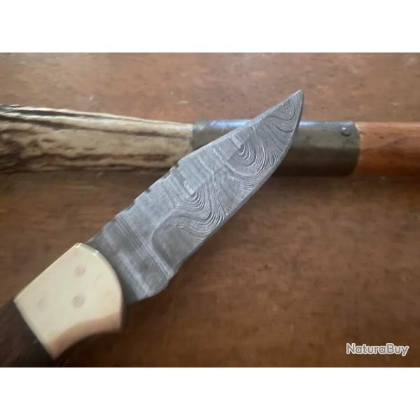 COUTEAU DE CHASSE   LAME DAMAS DAMAS    (2026   )  6
