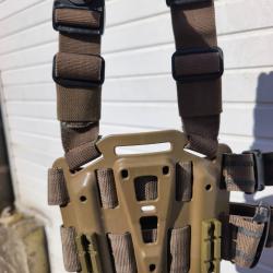 Plaque de cuisse Blackhawk TacticalCoyote tan