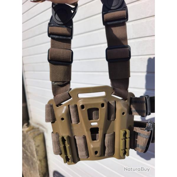 Plaque de cuisse Blackhawk TacticalCoyote tan