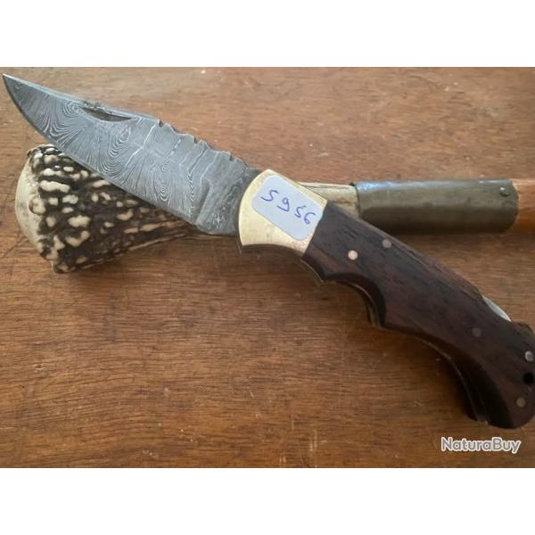 COUTEAU DE CHASSE   LAME DAMAS DAMAS    (2026   )  8