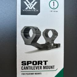 MONTAGE MONOBLOC VORTEX SPORT CANTILEVER 25,4 MM (1 INCH) - SCM-01-150