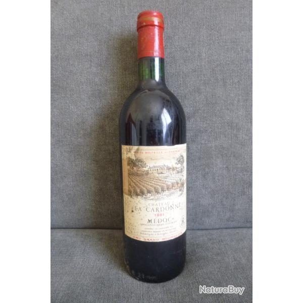 DOMAINE BARONS DE ROTHSCILD 1981 CHATEAU  LA CARDONNE MEDOC