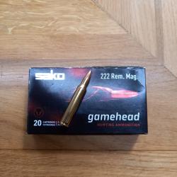 222 REM MAG SAKO GAMEHEAD 3.56G / 55 GR