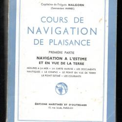cours de navigation de plaisance premi&egrave;re partie capitaine de fr&eacute;gate malgorn navigation &agrave; l'estime
