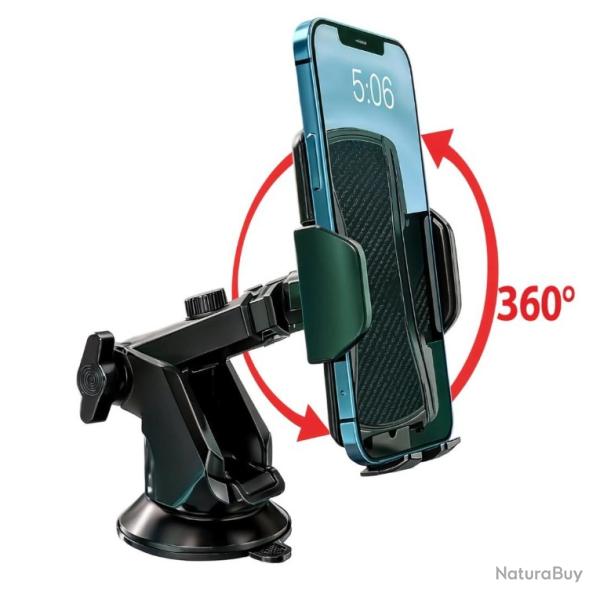 Support de t�l�phone pour voiture - Rotation � 360� - Ecran de 4-7 pouces - Livraison rapide