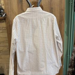 Destockage- Chemise Blaser &agrave; carreaux noir/marron