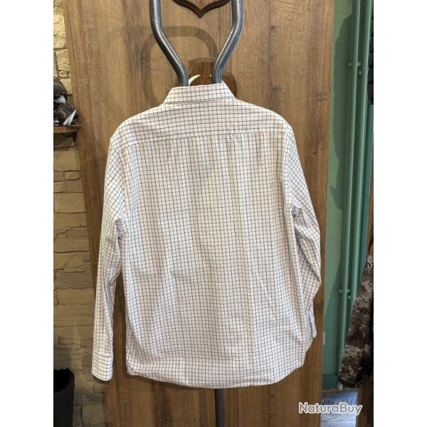 Destockage- Chemise Blaser � carreaux noir/marron