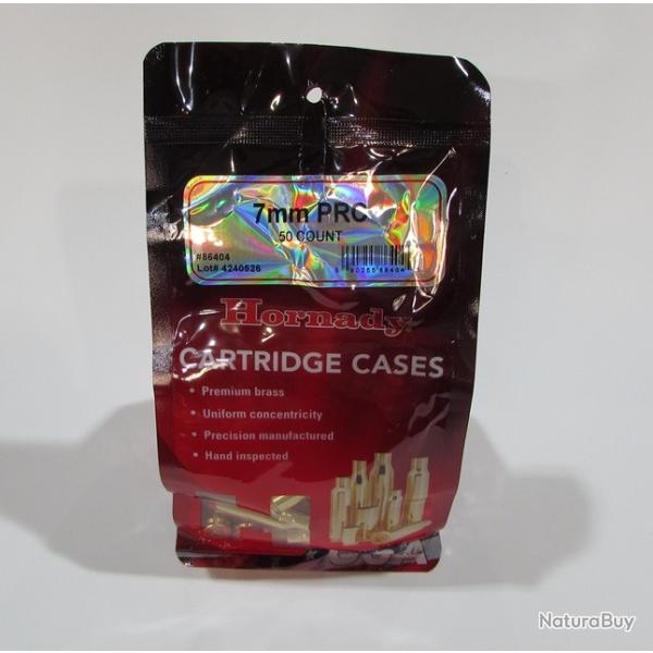 Lot de 50 douilles en calibre 7 PRC , de marque Hornady Neuf