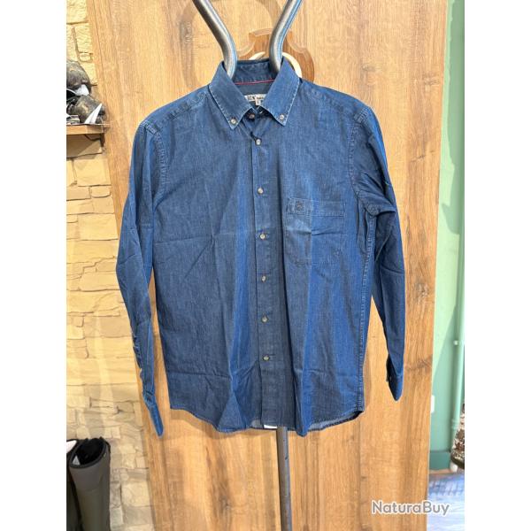 Destockage-chemise Bande Originale effet jeans