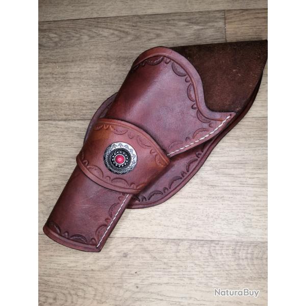 holster crossdraw 1873 ou 1858 SHERIFF gaucher