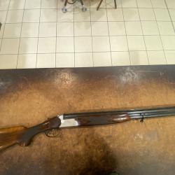 Fusil superpos&eacute; contreplatine calibre 12