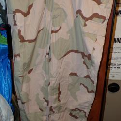 ARMEE AERICAINE U.S : PANTALON  DE COMBAT CAMOUFLAGE SABLE DE 2001 PERIODE GUERRE AFGHANISTAN , TAIL