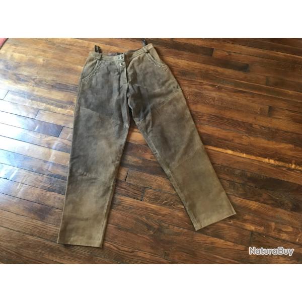 Pantalon cuir autrichien pour femme