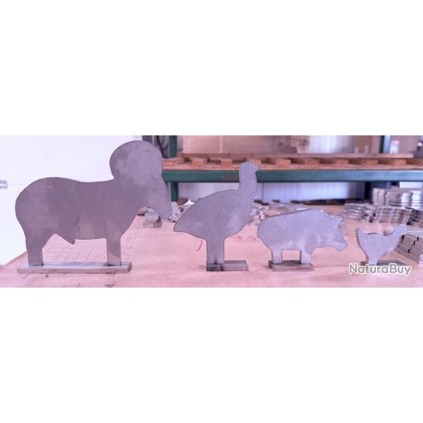 Cibles silhouettes - 22LR �chelle1/5eme