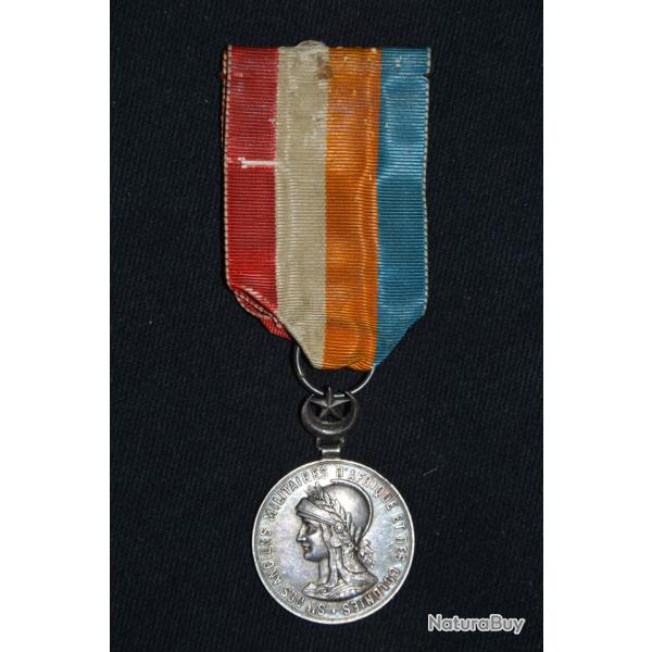 MEDAILLE DES ANCIENS MILITAIRES D'AFRIQUE ET DES COLONIES-BORDEAUX JUILLET 1886-MEDAILLE COLONIALE