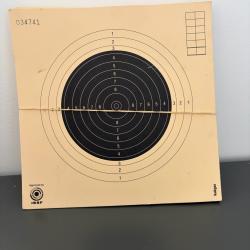 lot de 56 cibles carabine 50m ISSF 20X20