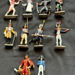 Lot de figurines soldats de plomb Starlux - Napol&eacute;on 1er Empire