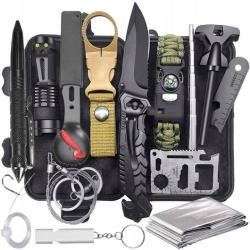 Kit de Survie Militaire Tactique - Ensemble d'Urgence 32 en 1