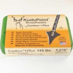 KUDU- POINTES CONTOUR PLUS 125 GRAINS / PACK DE 3 (3)