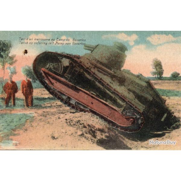 Carte postale ancienne de char d'assaut -N�8566