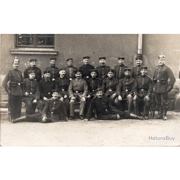Carte postale de groupe de soldats Allemand-N�8567