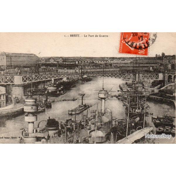 Carte Postale Ancienne - Brest, Le Port de Guerre -N�8570